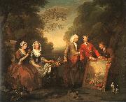 William Hogarth The Fountaine Family oil painting picture wholesale